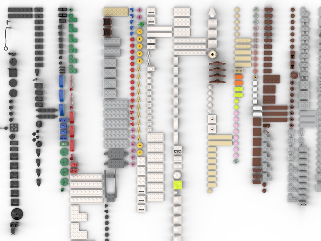PixelBricks3D - Lego  Winter Village Bakery 3D print model_11