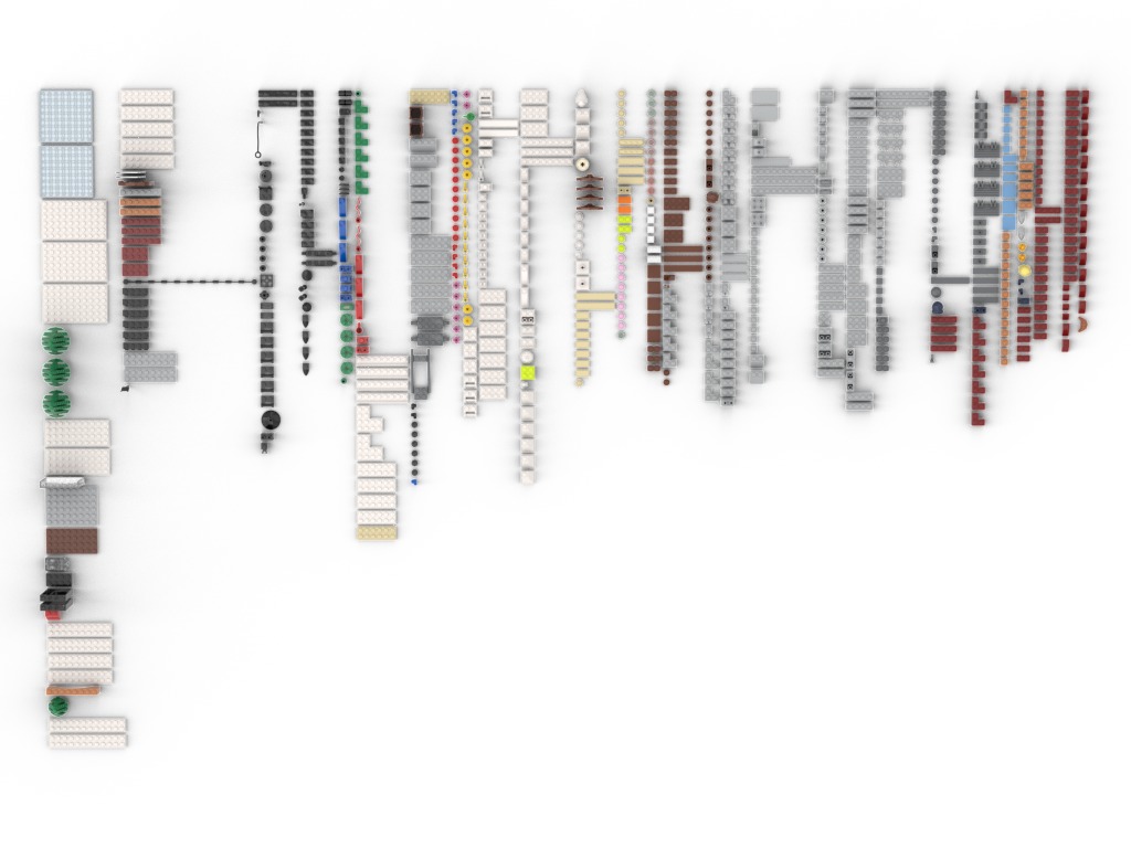 PixelBricks3D - Lego  Winter Village Bakery 3D print model_9