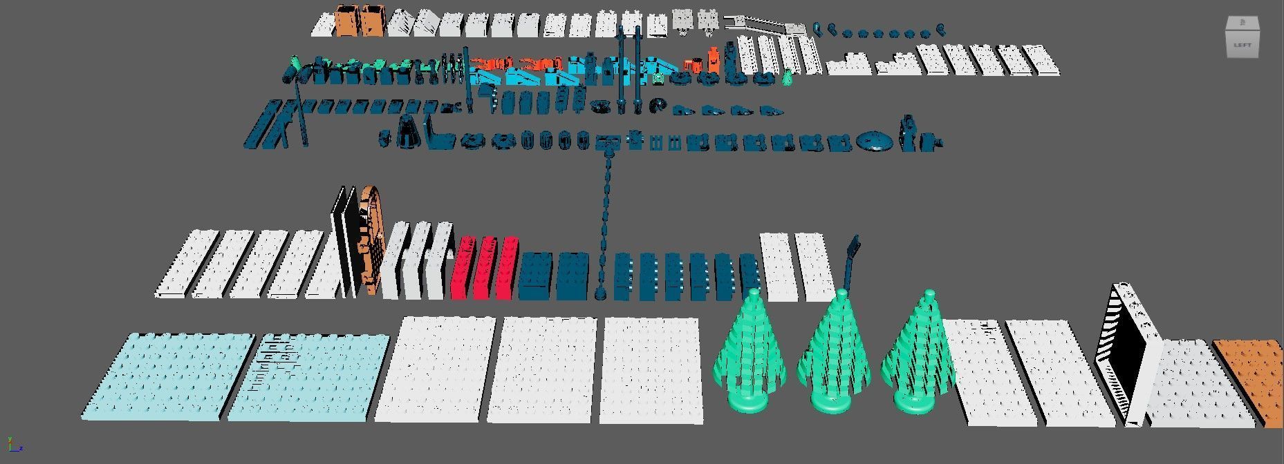 PixelBricks3D - Lego  Winter Village Bakery 3D print model_14