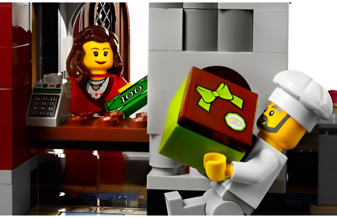 PixelBricks3D - Lego  Winter Village Bakery 3D print model_4