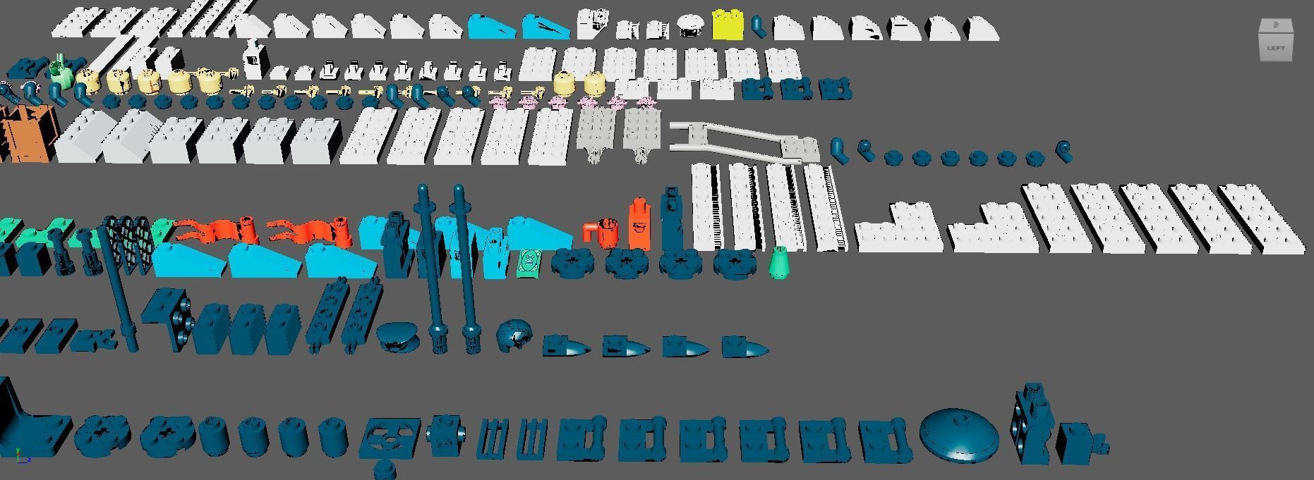 PixelBricks3D - Lego  Winter Village Bakery 3D print model_7