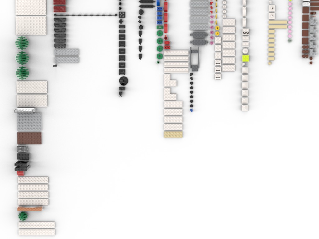 PixelBricks3D - Lego  Winter Village Bakery 3D print model_12