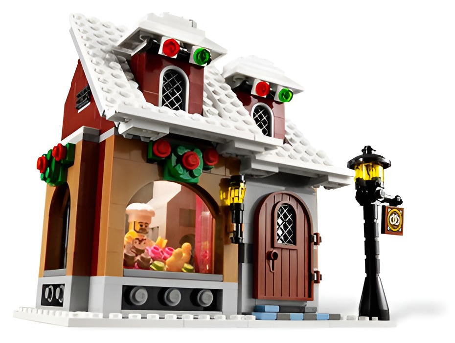 PixelBricks3D - Lego  Winter Village Bakery 3D print model_1