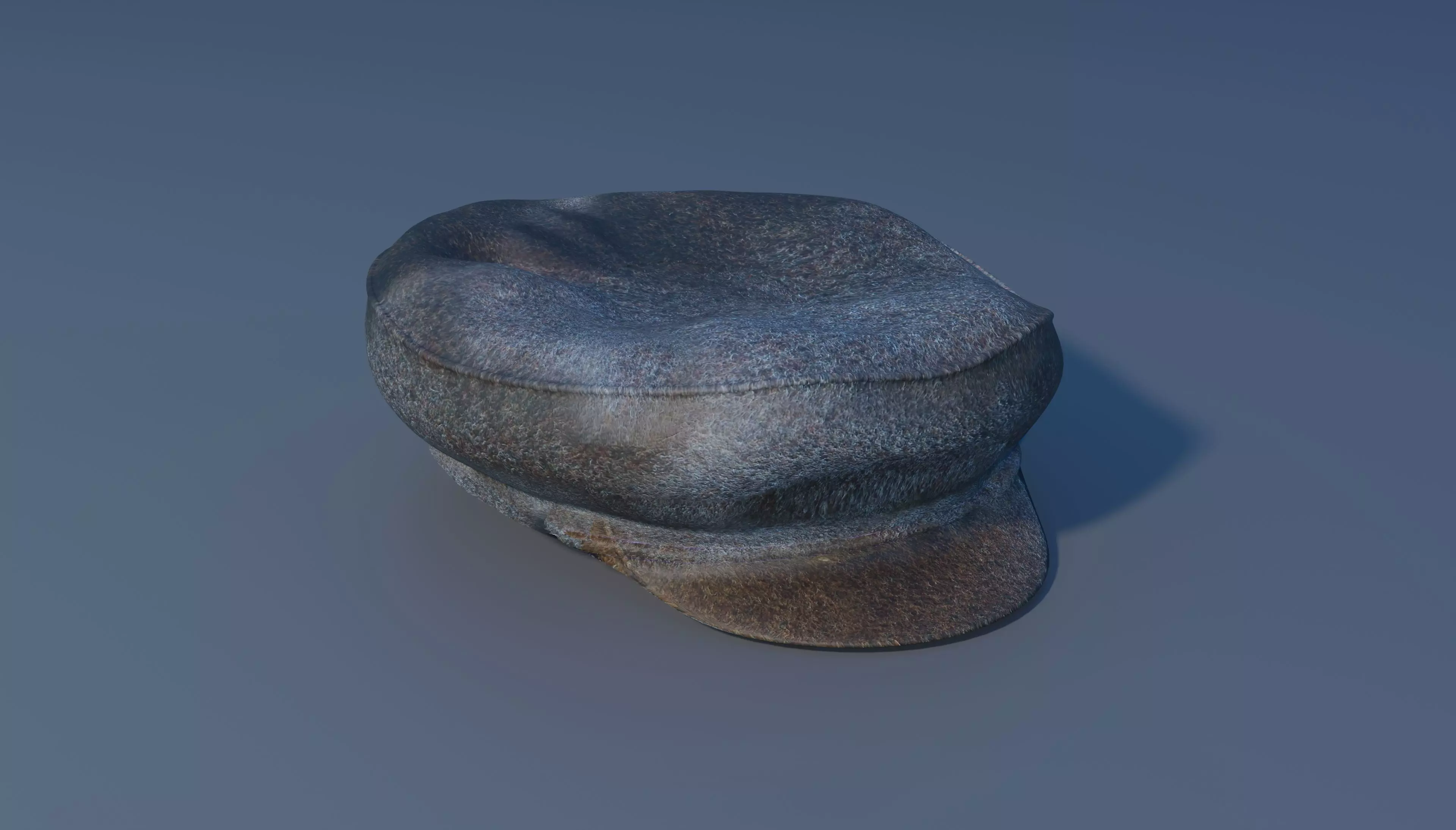 Old Style Hat Low-poly 3D model_0