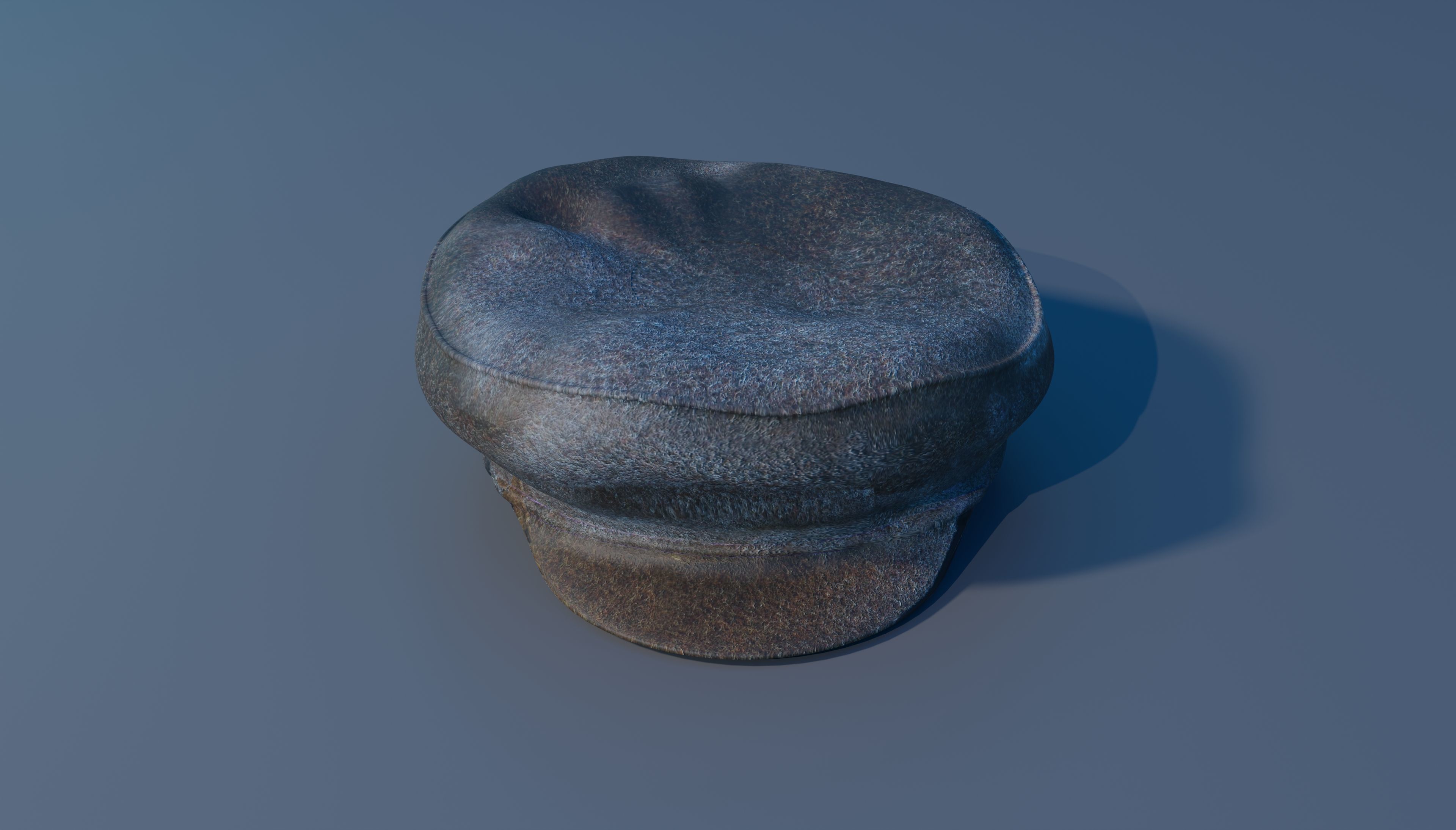 Old Style Hat Low-poly 3D model_2