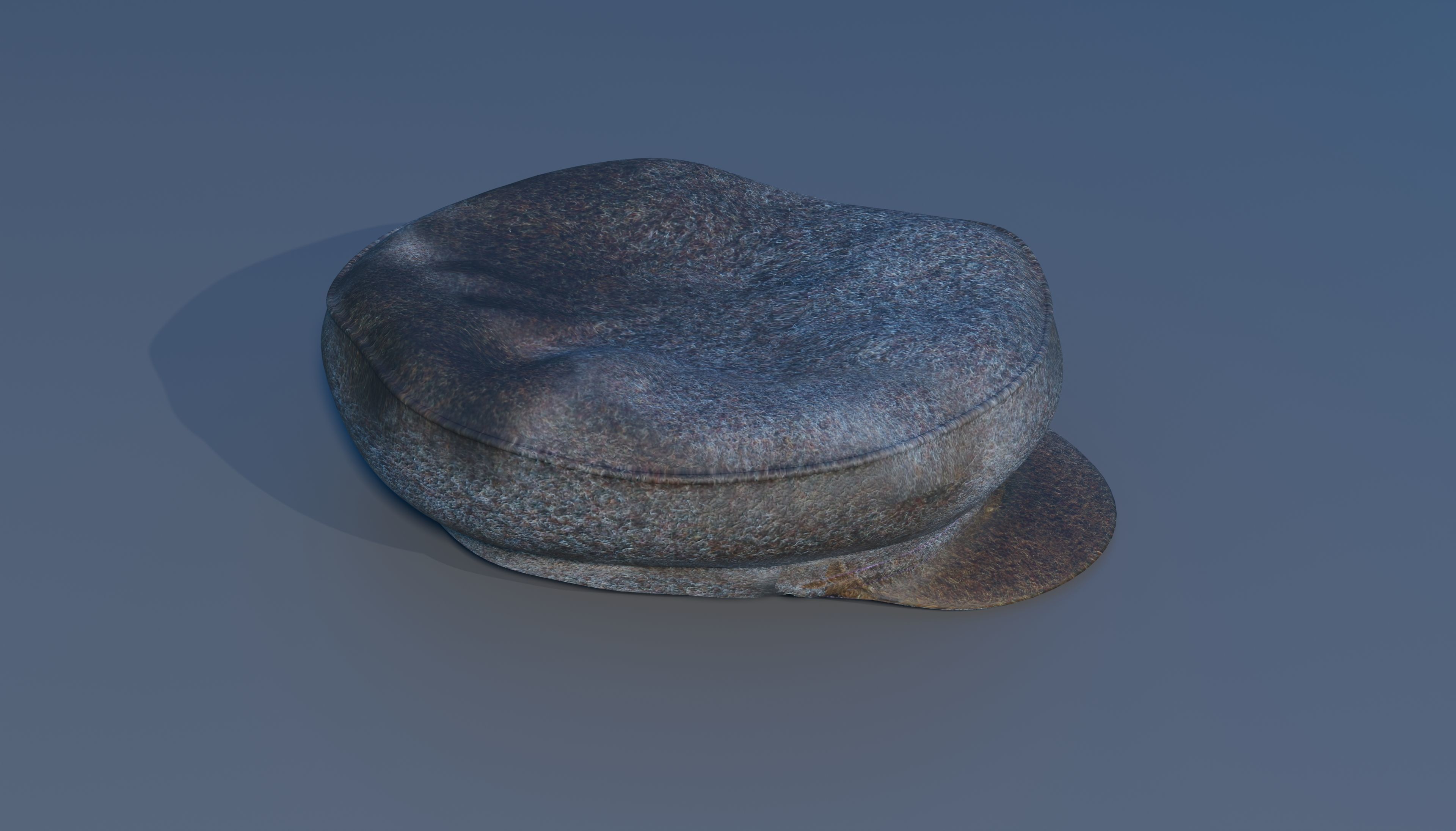 Old Style Hat Low-poly 3D model_1