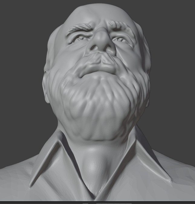 Saul Kripke 3D print model_8