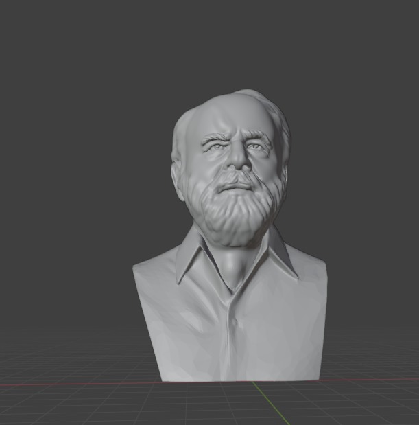 Saul Kripke 3D print model_9