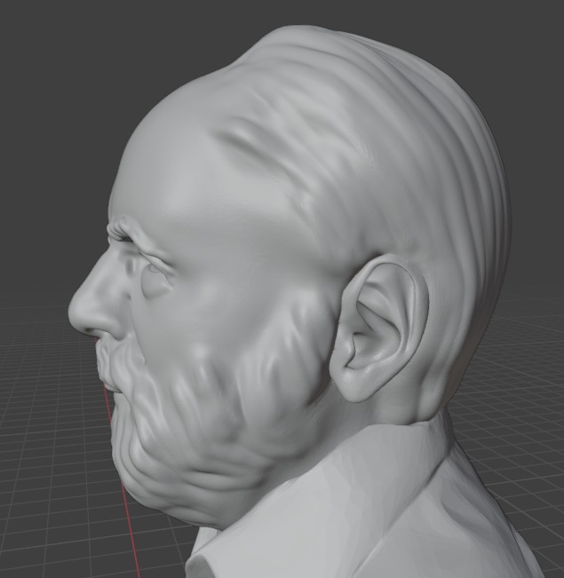 Saul Kripke 3D print model_6