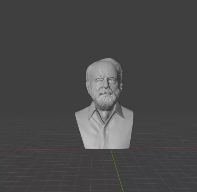 Saul Kripke 3D print model_0