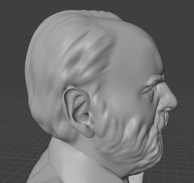 Saul Kripke 3D print model_5