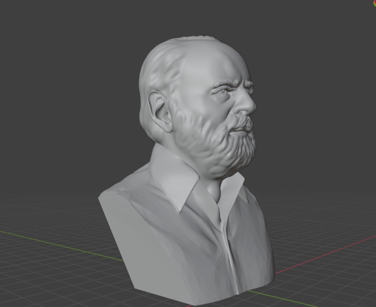 Saul Kripke 3D print model_15
