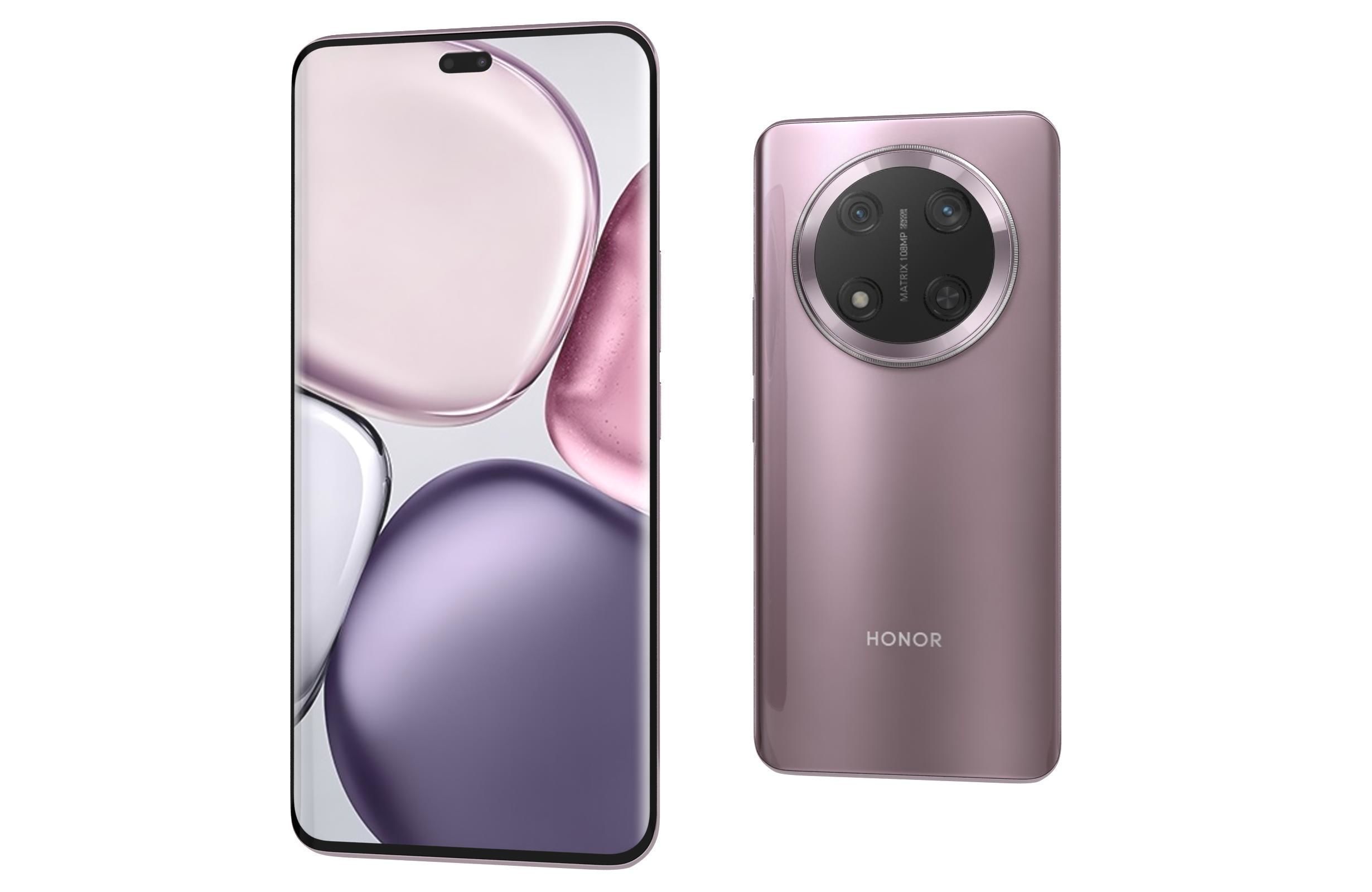 Honor X9C Titanium Purple 3D model_6