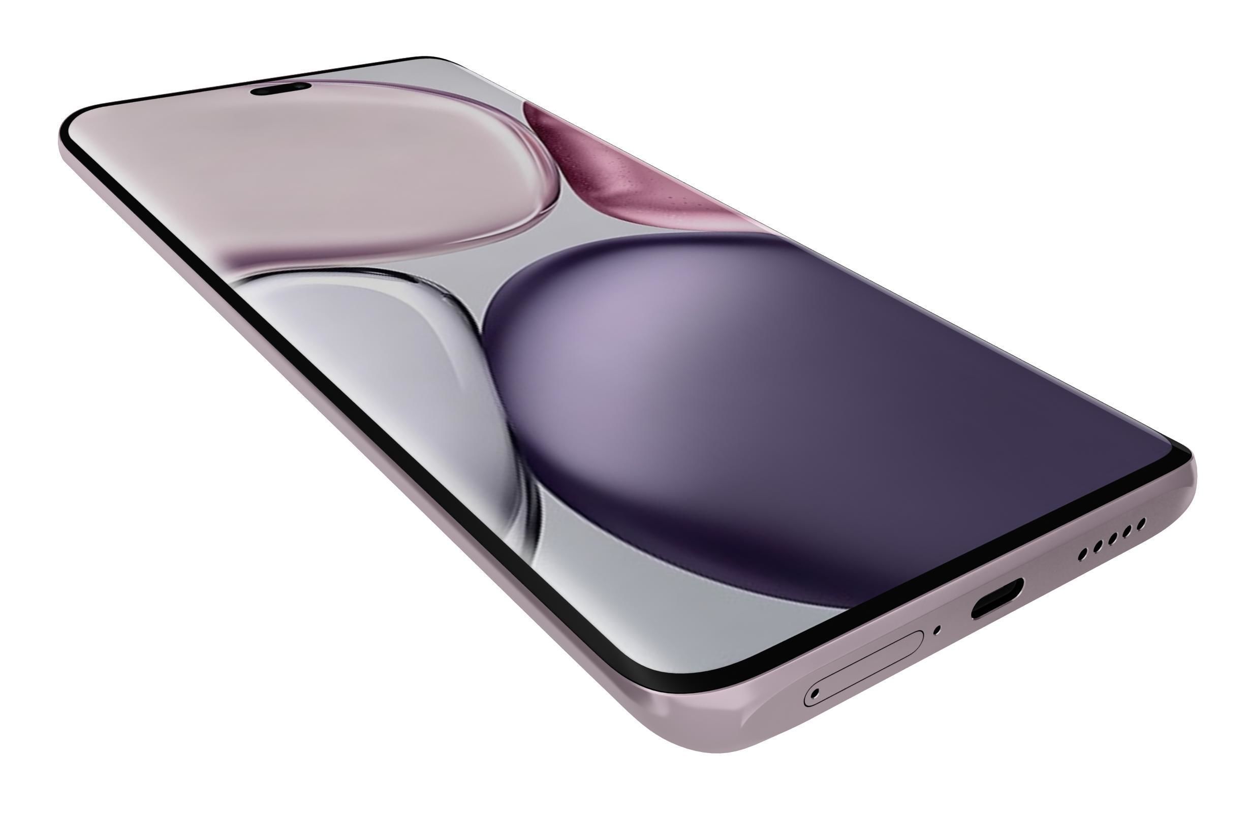 Honor X9C Titanium Purple 3D model_12