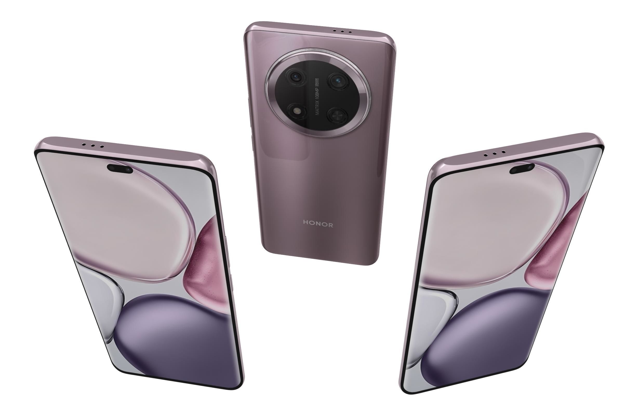 Honor X9C Titanium Purple 3D model_1