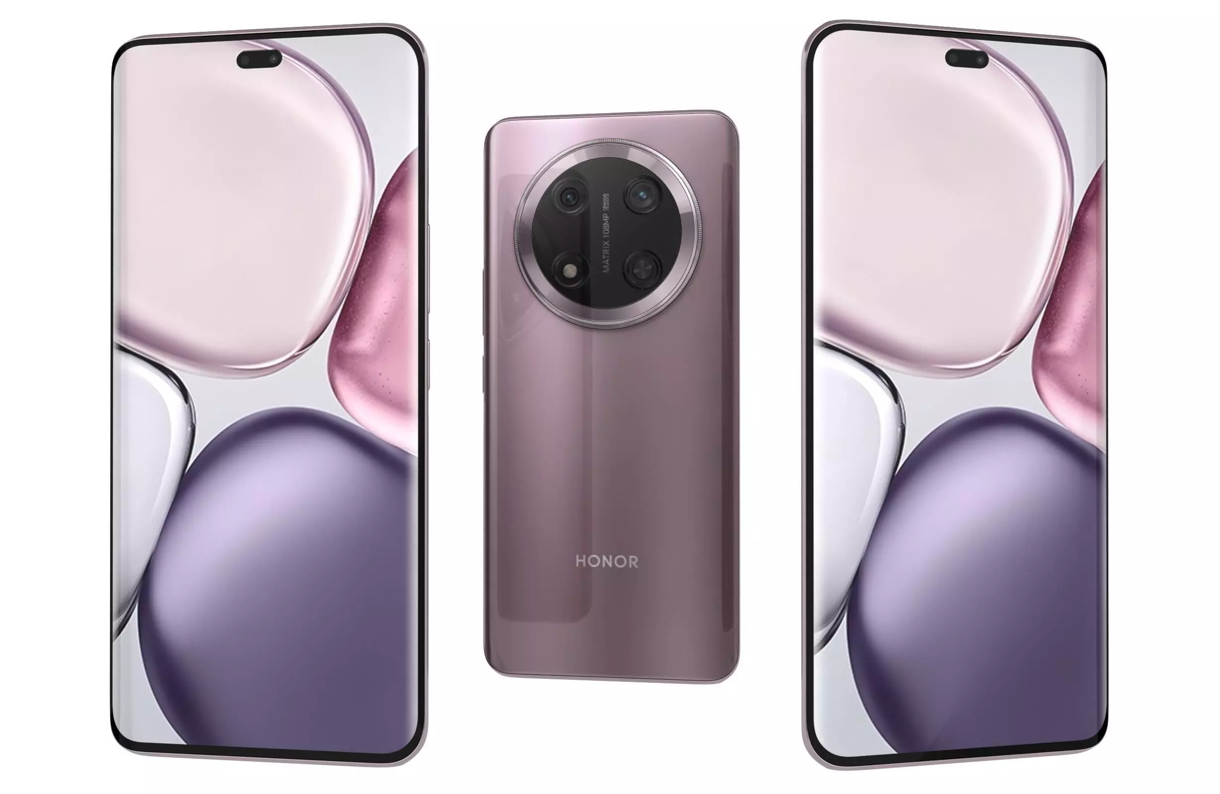 Honor X9C Titanium Purple 3D model_0