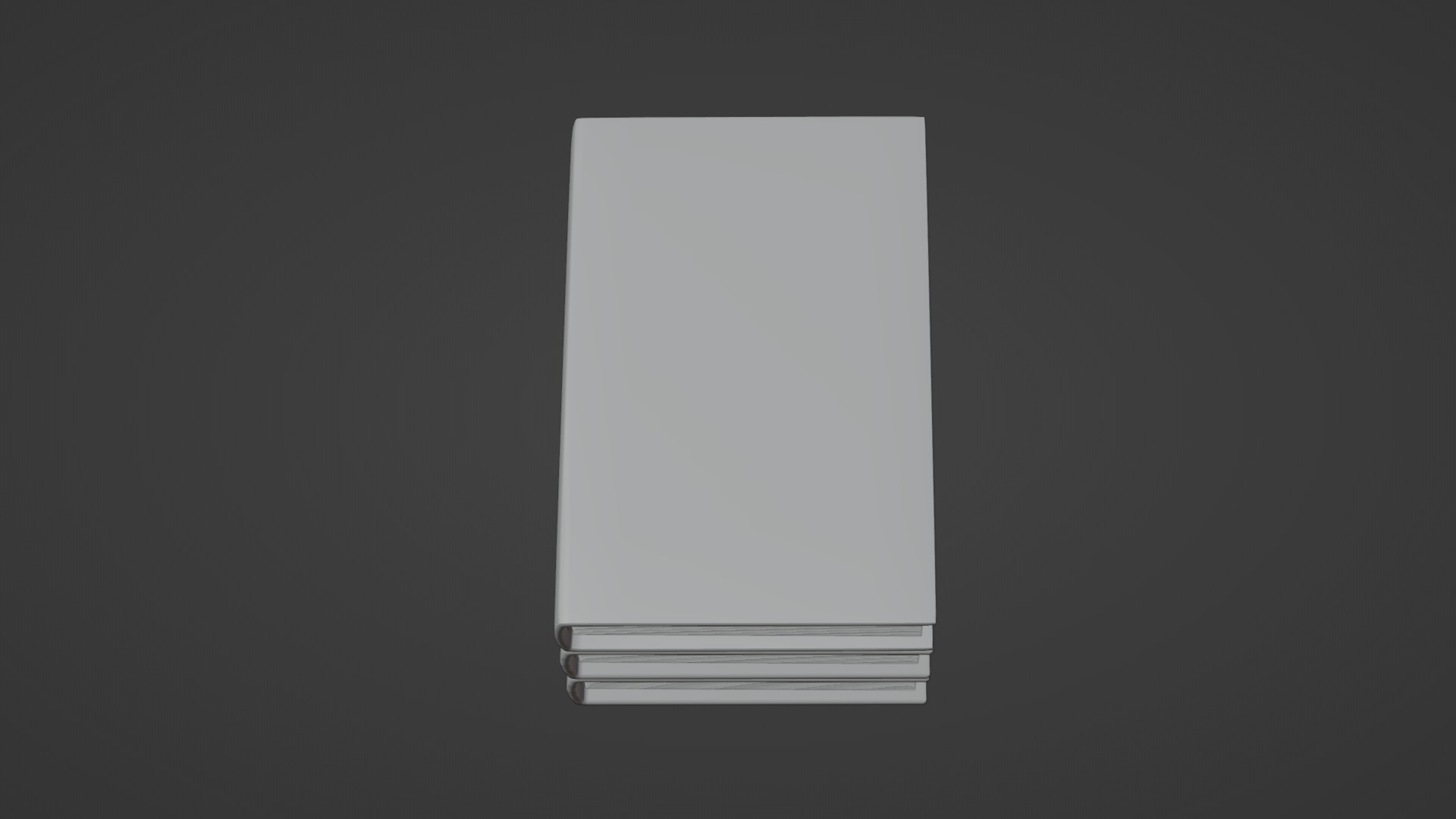Book Stack 2 With Rig 3D model_7