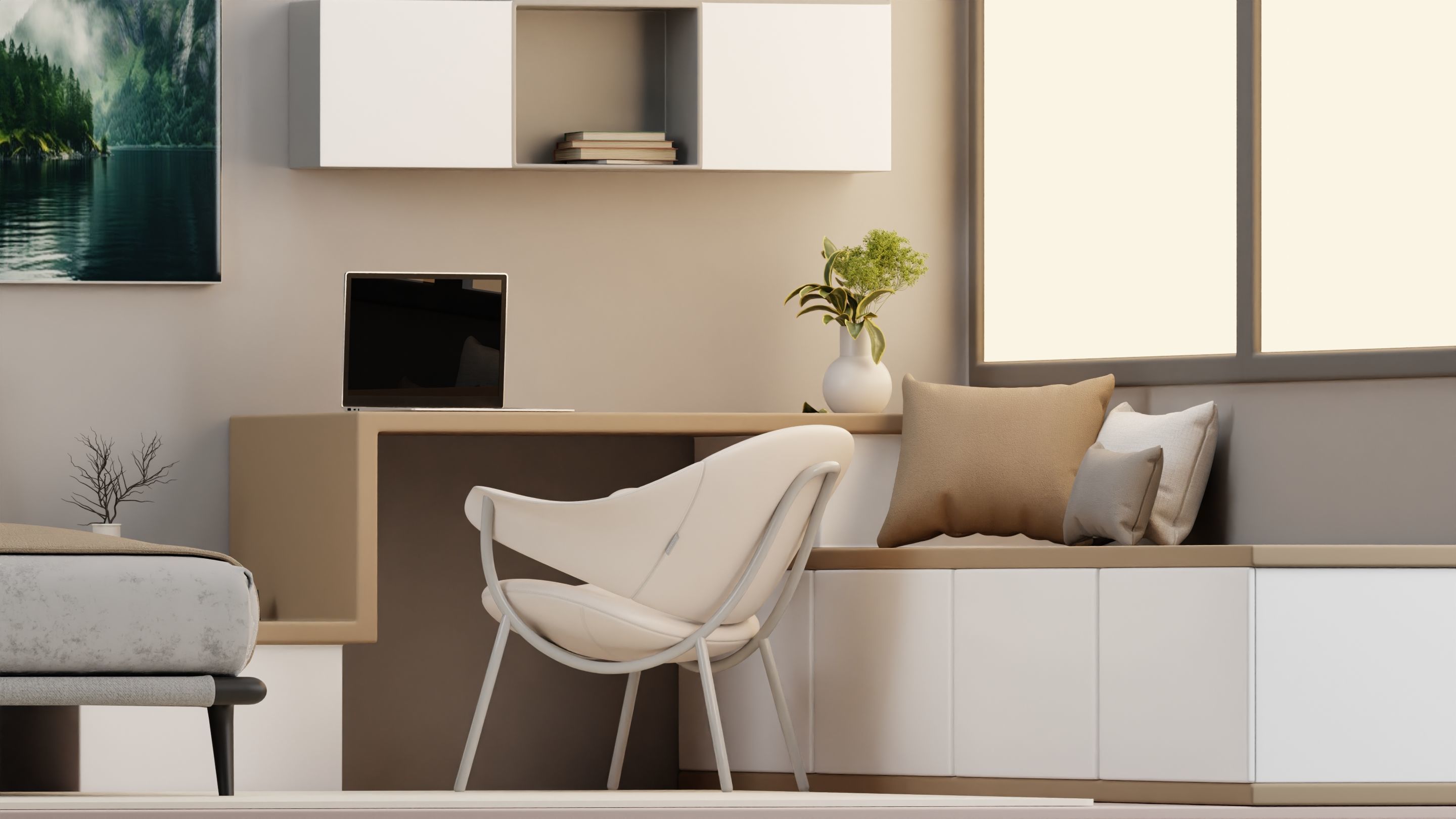 Bedroom interior 3D model_1