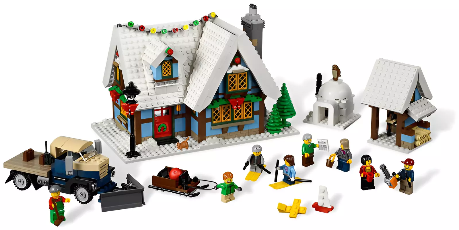 PixelBricks3D - Lego Winter Village Cottage  3D print model_0