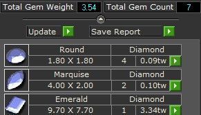 Emerald cut engagement ring 3D print model_10