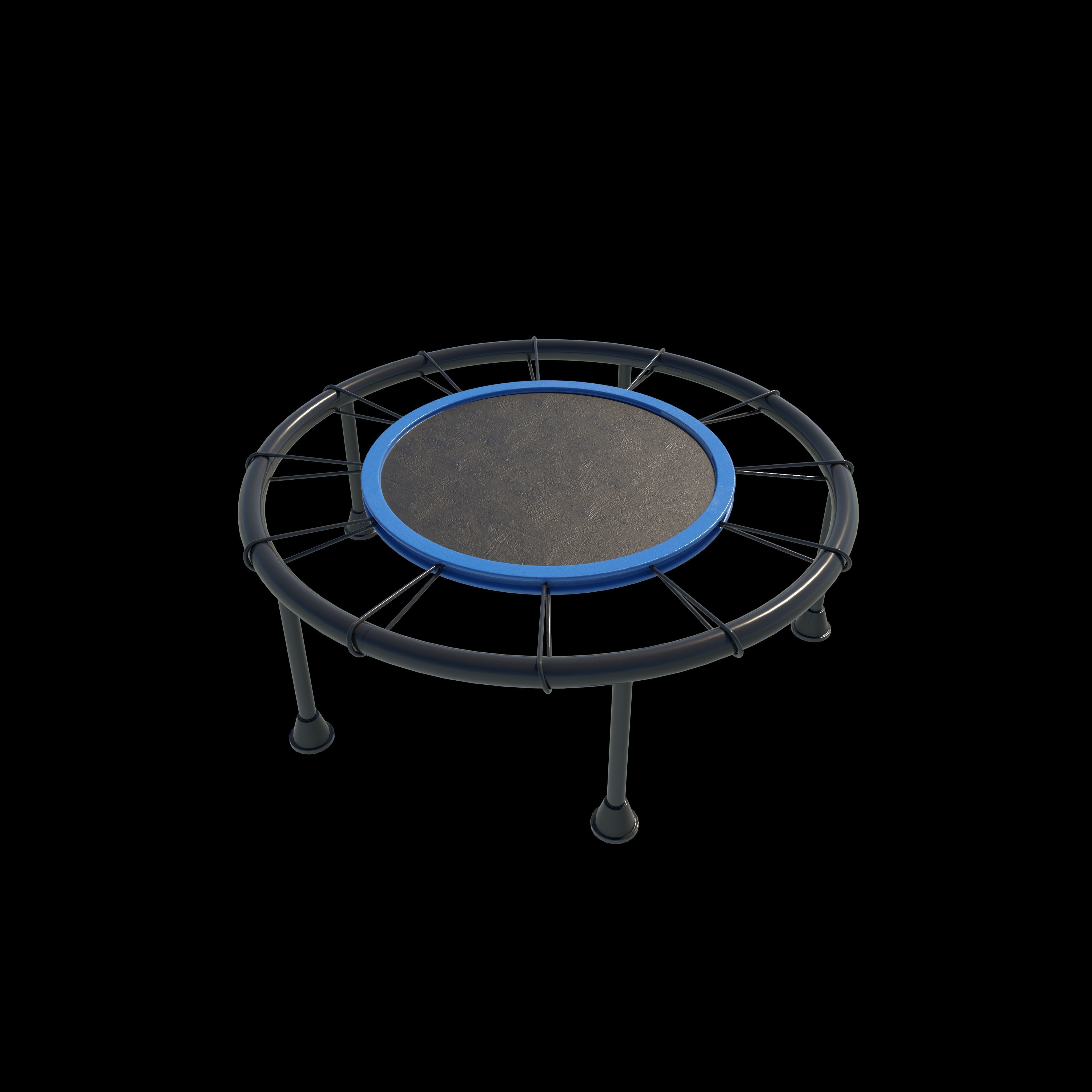 Fitness Rebounder  3D model_6