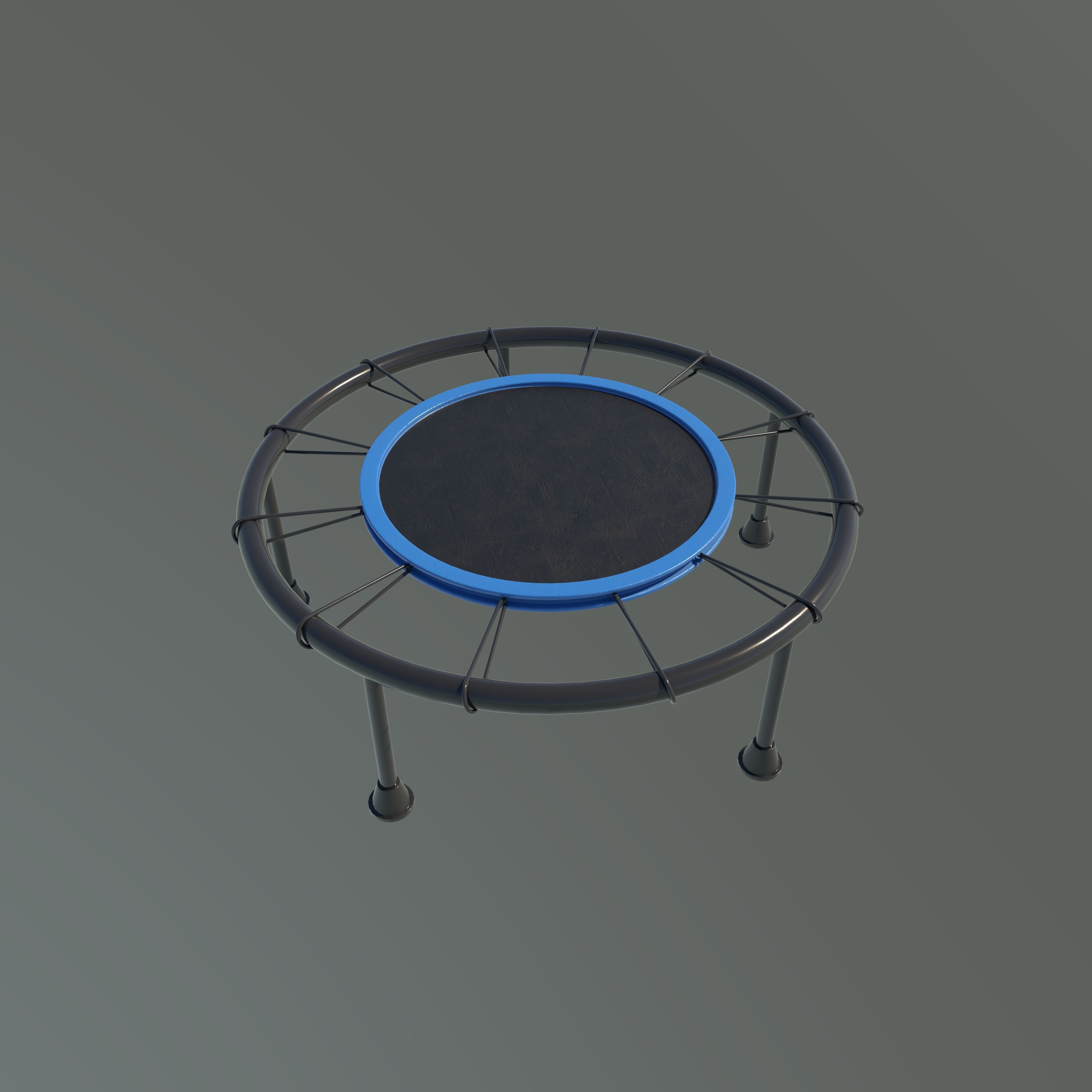 Fitness Rebounder  3D model_7