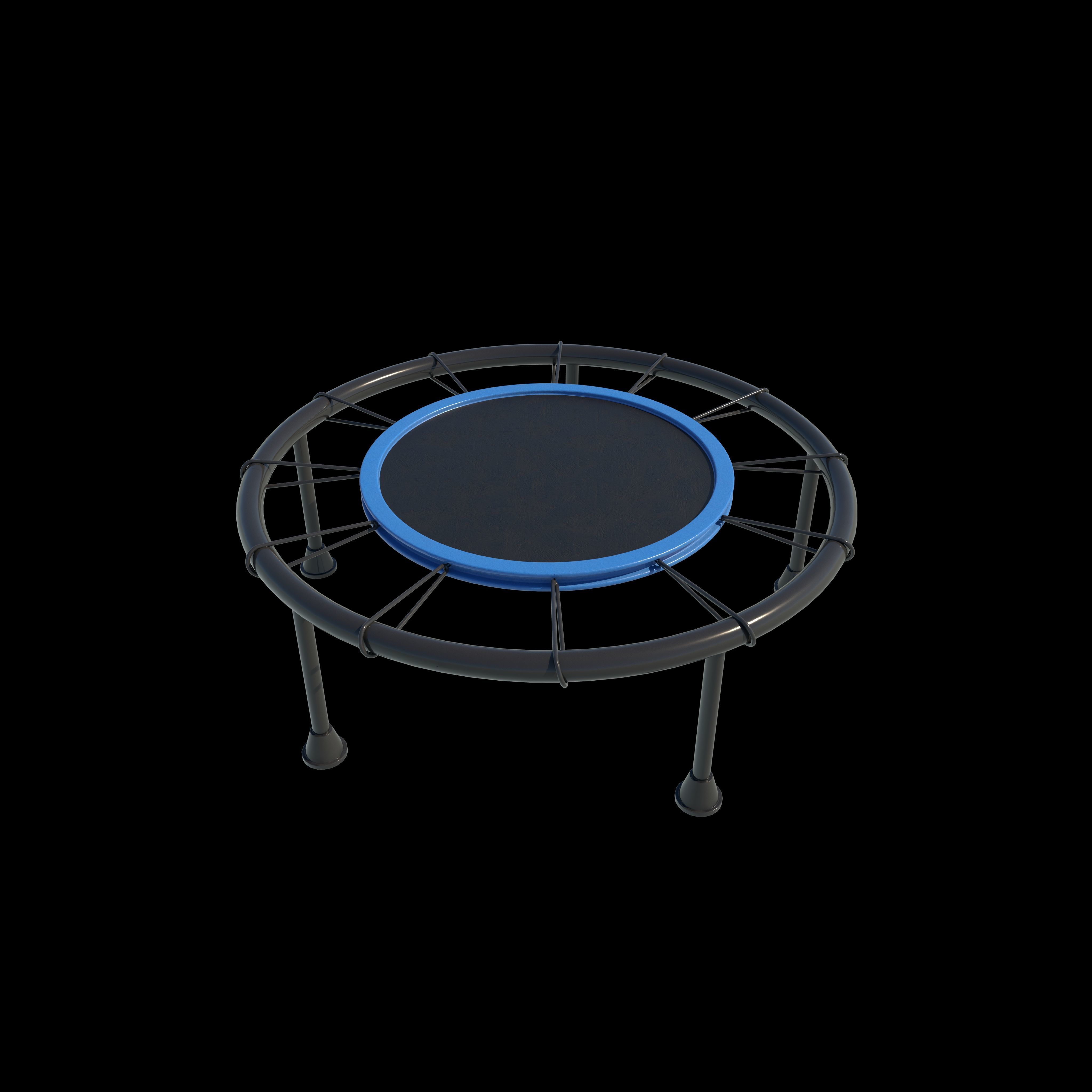Fitness Rebounder  3D model_8