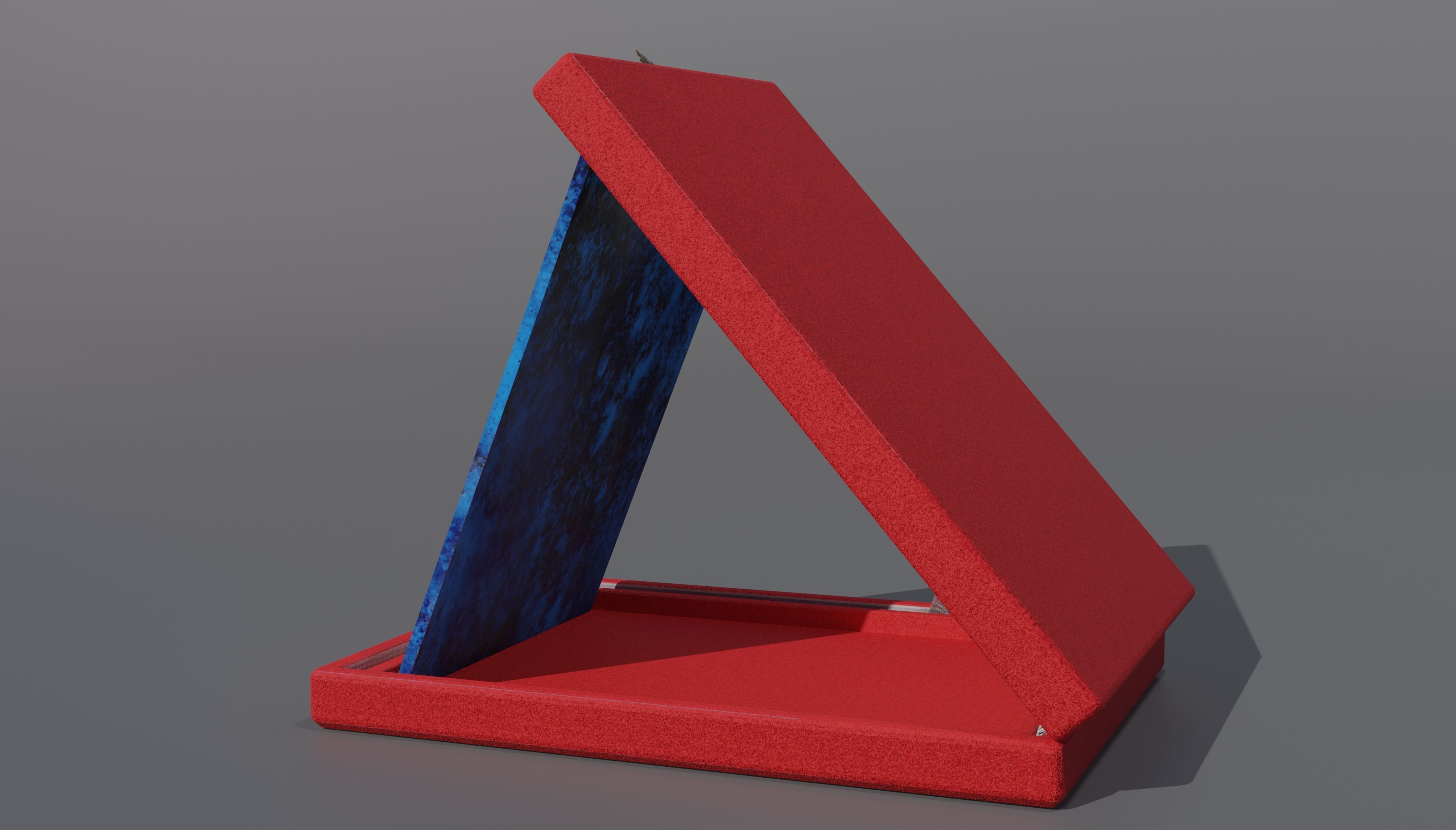 award plaque Low-poly 3D model_2