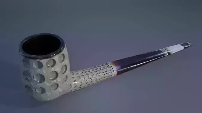 Meerschaum Carved Pipe