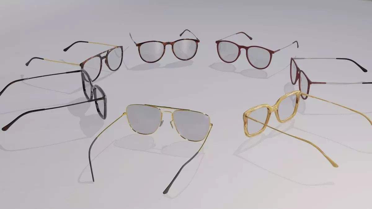 eyeglasses 3D model_0