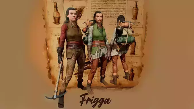 Frigga character unreal engine 5 asset 