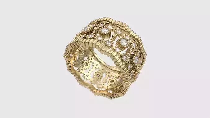 Intricate Floral Lace Ring JDBCo