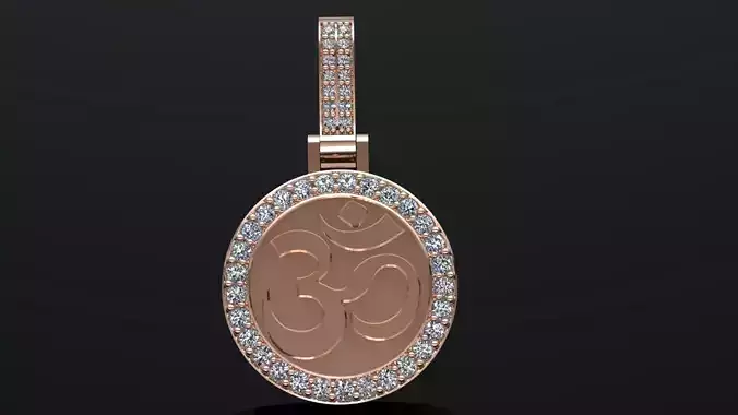 OM Sign Pendant 
