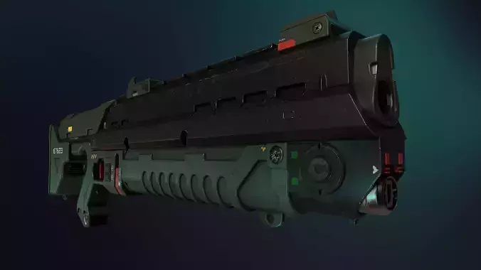 Sci-Fi Laser Shortgun