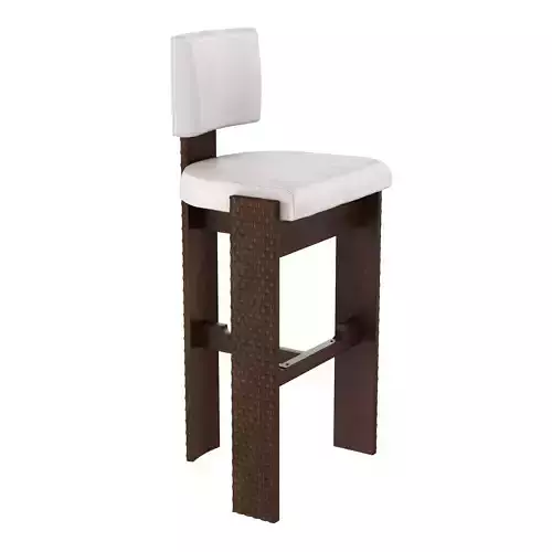 Cuff studio c back armless stool 3D model