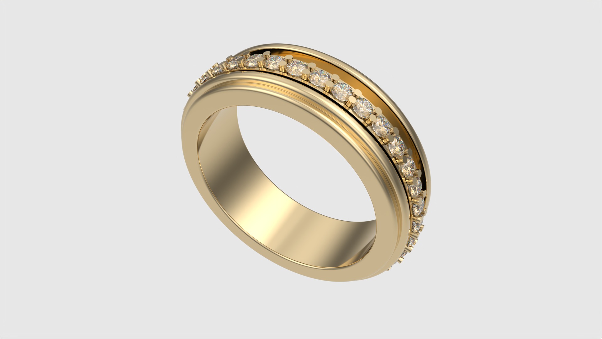 Elegant Rotating Center Ring JDBCo 3D print model_22