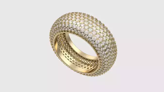 Luxurious Pave Eternity Ring JDBCo
