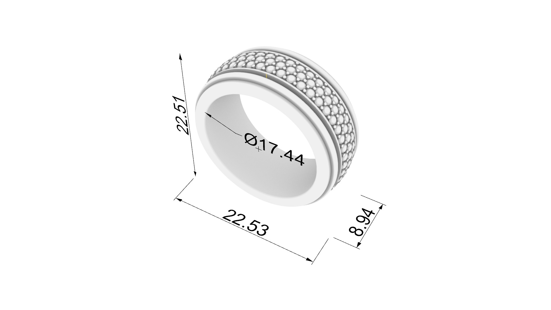 Innovative Rotating Center Ring JDBCo 3D print model_1