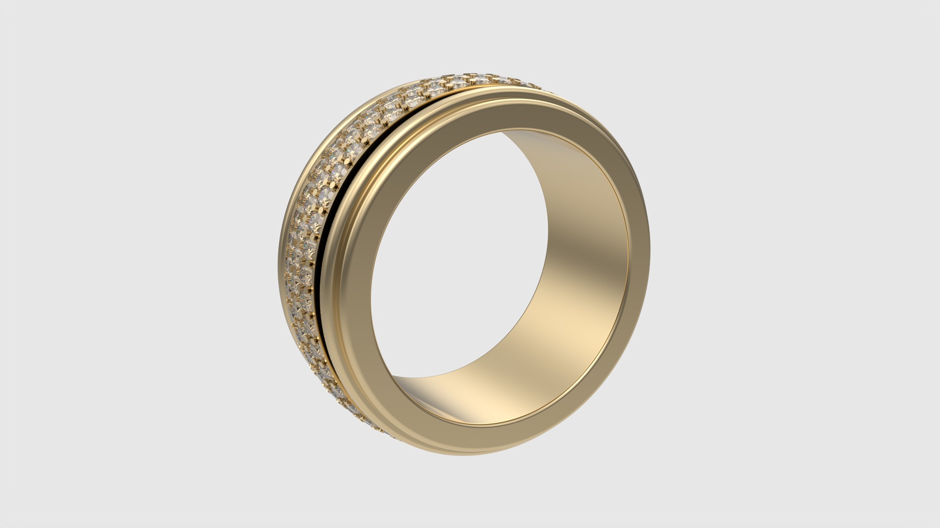 Innovative Rotating Center Ring JDBCo 3D print model_3