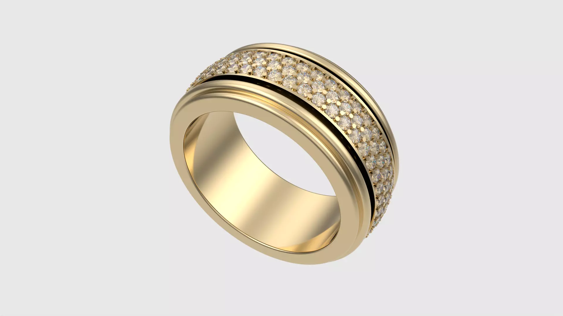 Innovative Rotating Center Ring JDBCo 3D print model_0