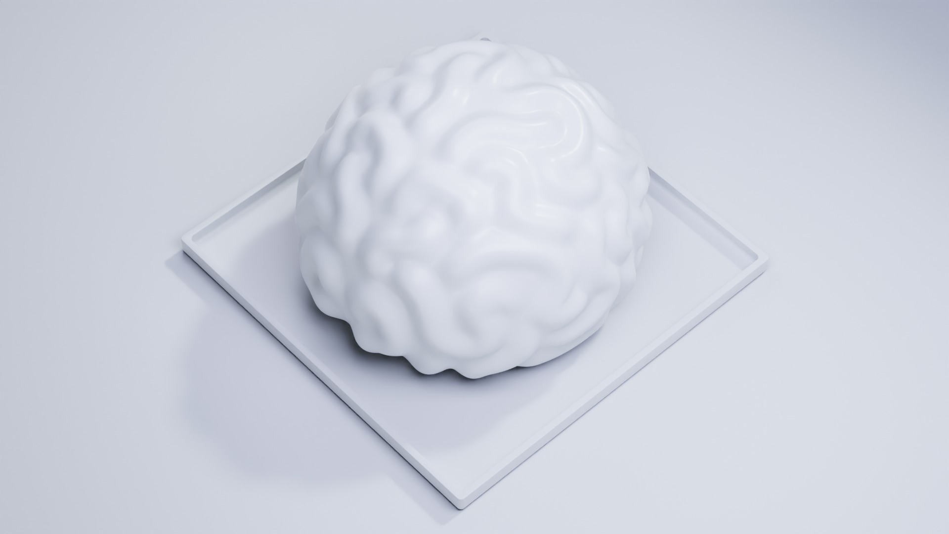 Stylized Human Brain - Project File Blender 3D model_17