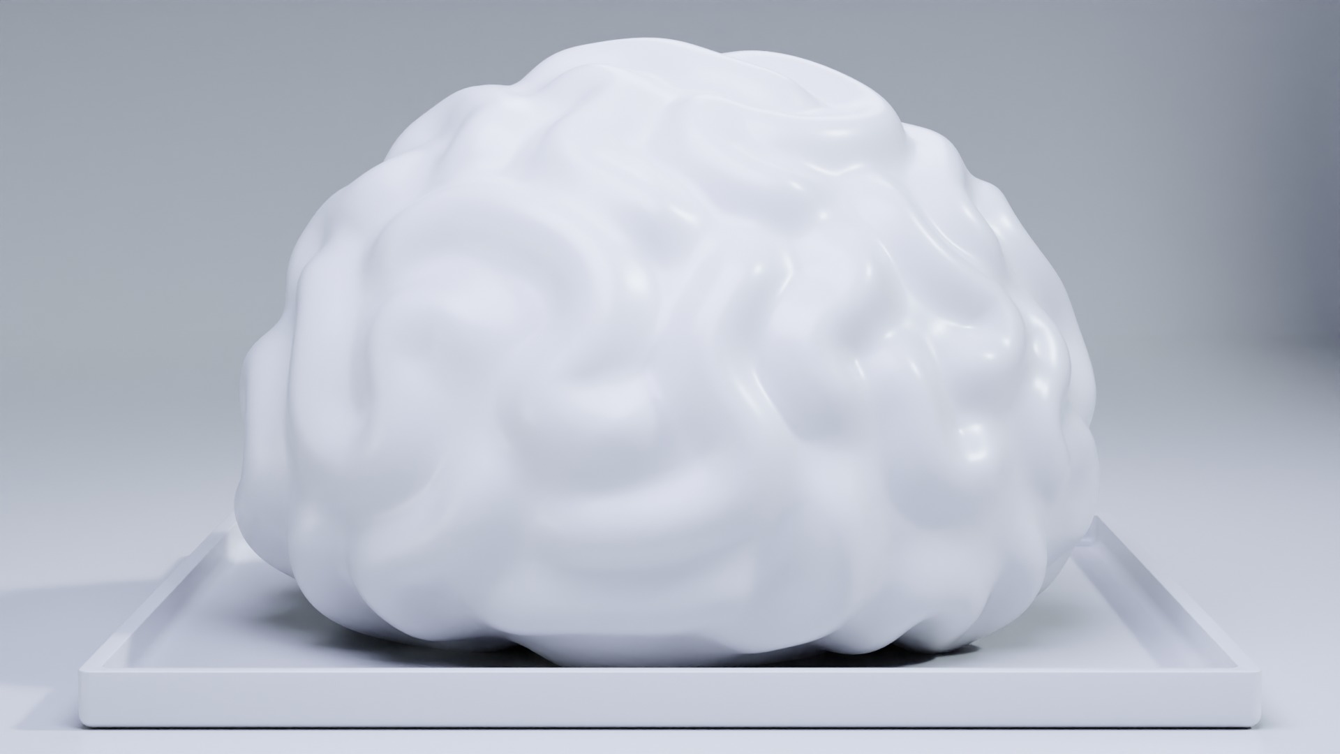 Stylized Human Brain - Project File Blender 3D model_14