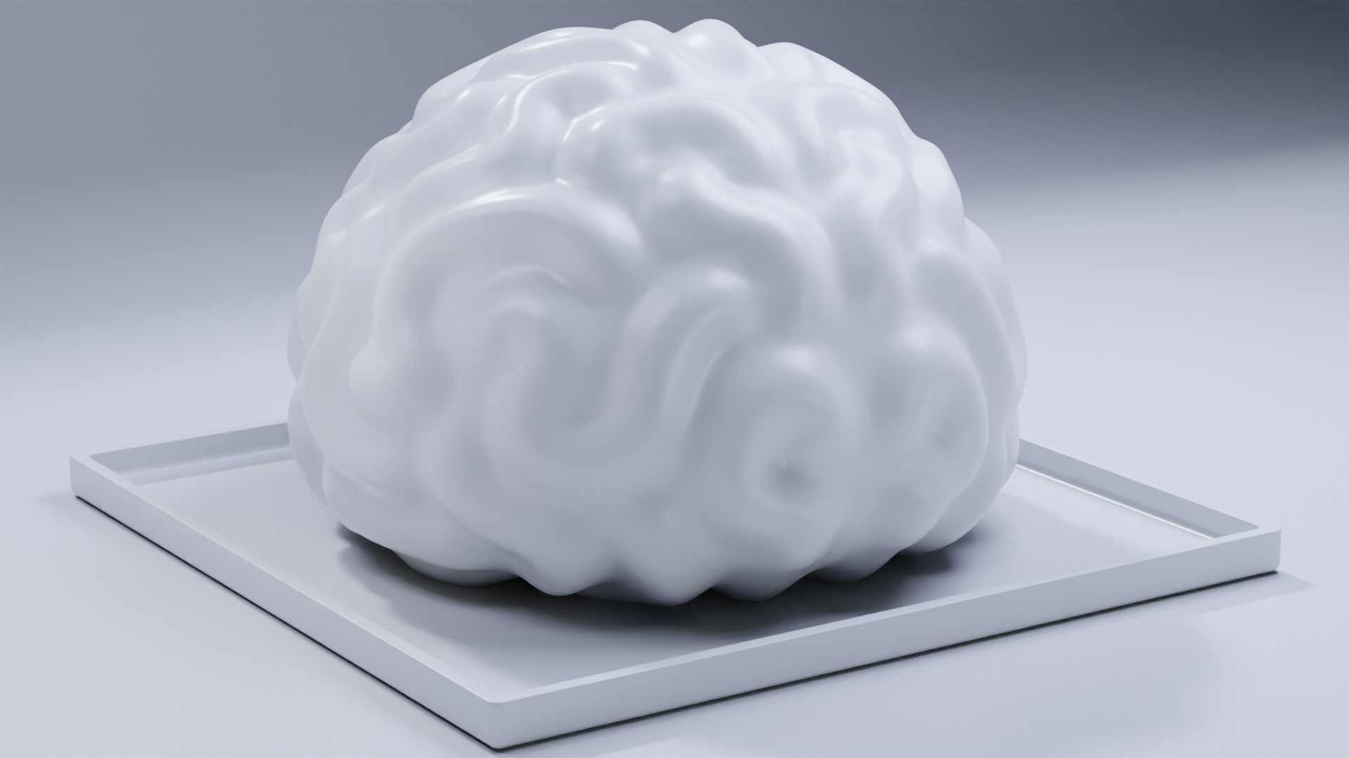 Stylized Human Brain - Project File Blender 3D model_12
