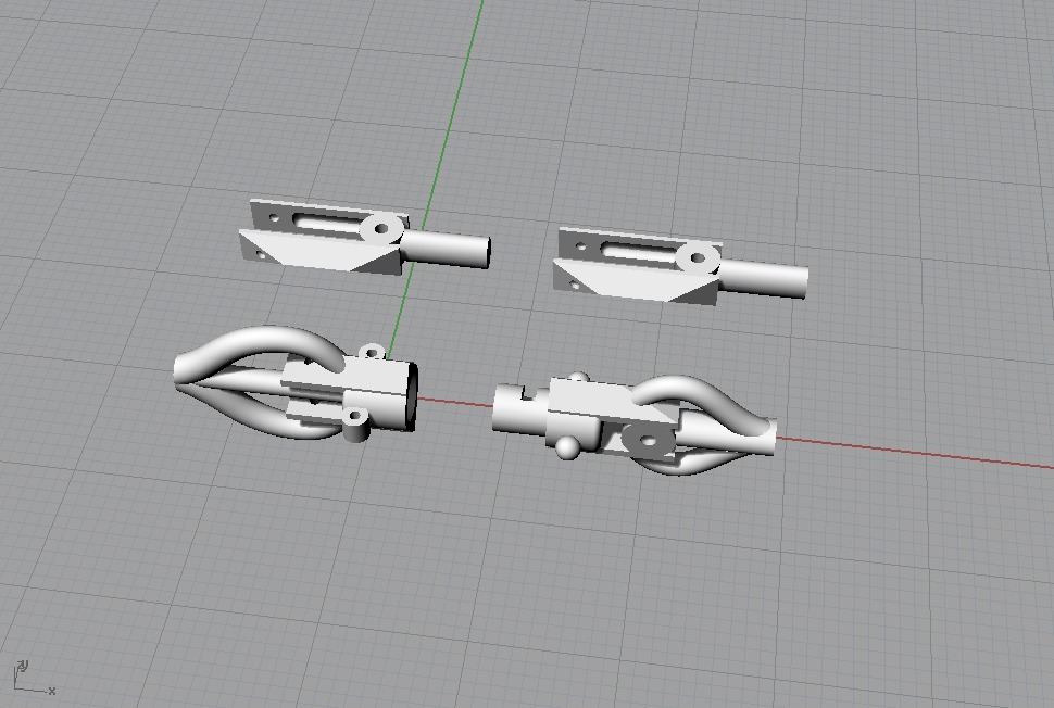 Square chain 3D print model_8