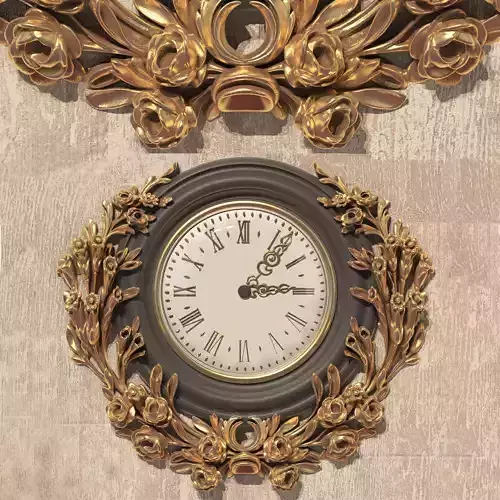 classic clock print