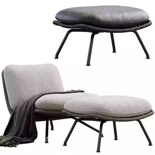 Pattie Cord Outdoor Armchair