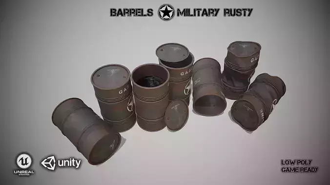 Barrels Military rusty