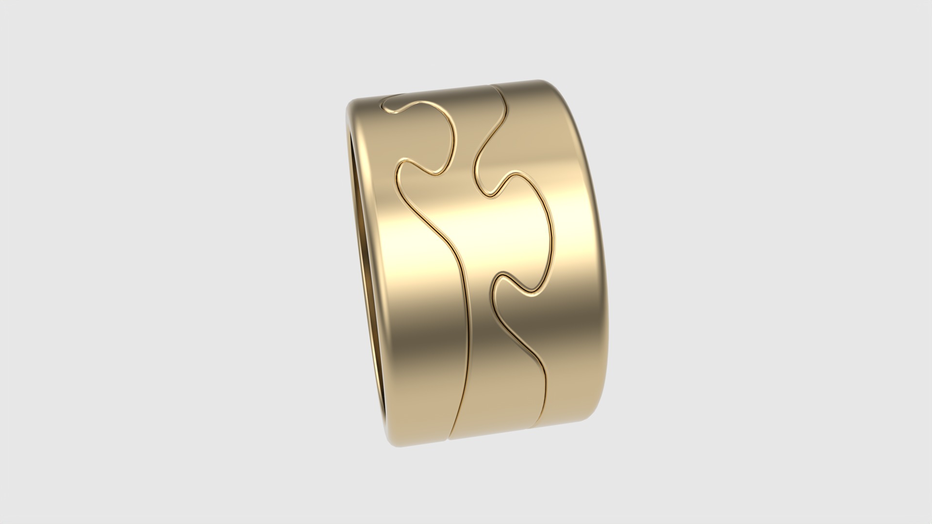 Intricate Puzzle Band Ring JDBCo 3D print model_20