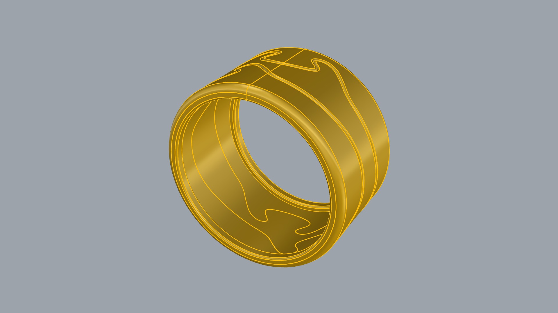 Intricate Puzzle Band Ring JDBCo 3D print model_7