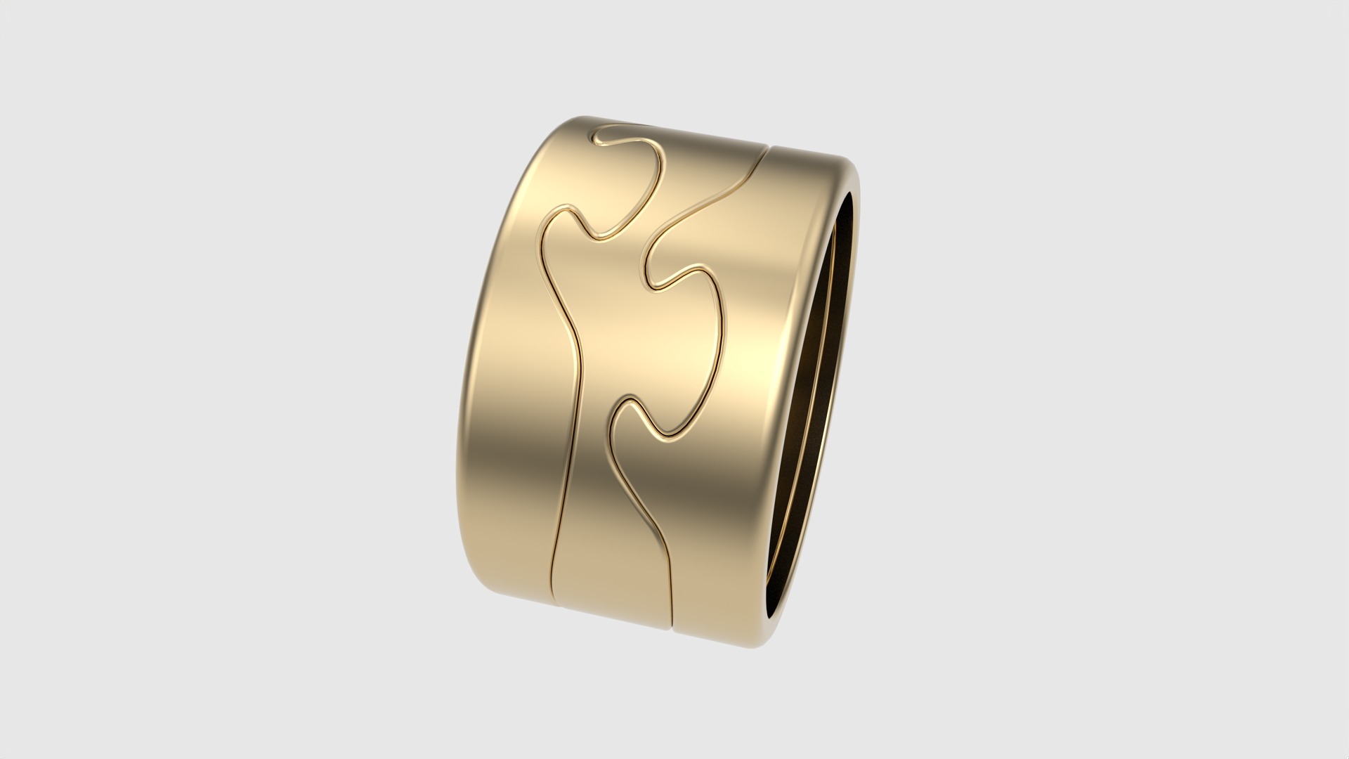 Intricate Puzzle Band Ring JDBCo 3D print model_19
